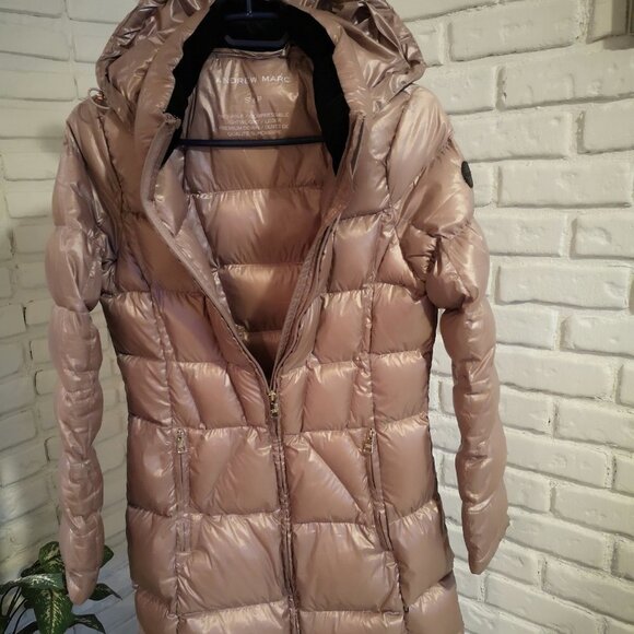 Andrew Marc Ladies Size Small Packable Lightweight Premium Down Puffy Coat - Picture 4 of 15